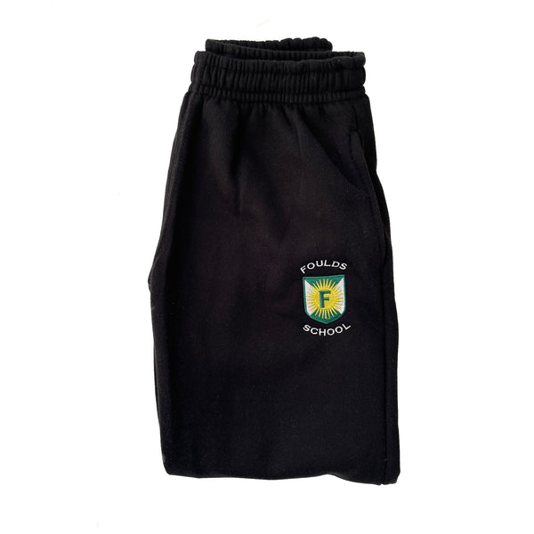 Shop PE Jogging Bottoms for Foulds Primary School, Barnet | School uniforms, school accessories and PE Kit | Pearl & Moss are a North London based, family-run company proudly offering hardwearing, comfortable and affordable clothing whilst raising money for school projects and supporting the local community.